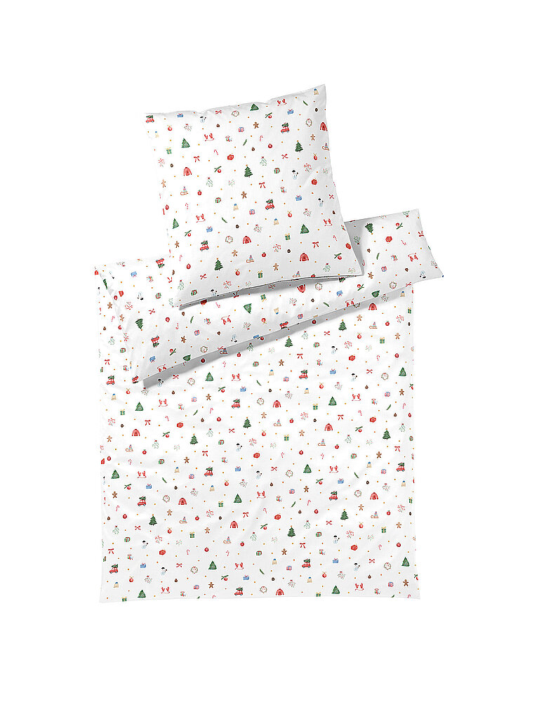 ELEGANTE Flanell Bettwäsche LOYFULL   70x90cm/140x200cm Weiss weiss