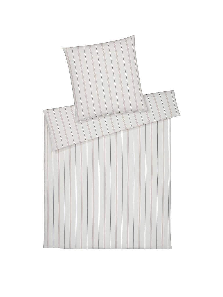 ELEGANTE Flanell Bettwäsche CORNWALL 70x90cm/140x200cm Creme beige