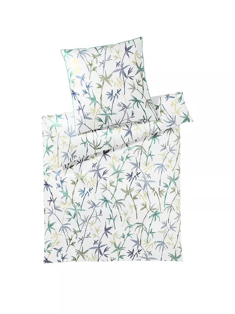 ELEGANTE | Bettwäsche Bamboo 70x90cm / 140x200cm Blaugrün | petrol