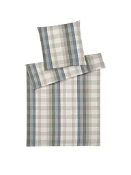 ELEGANTE | Flanell Bettwäsche GLASGOW 70x90cm/140x200cm Blau | blau