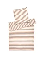 ELEGANTE | Flanell Bettwäsche INVERNESS 70x90cm/140x200cm Apricot | orange
