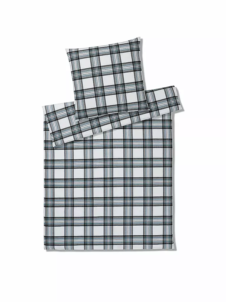 Bettwäsche Seit Monaten Nicht Gewechselt ELEGANTE Flanell Bettwäsche Westminster 70x90cm/140x200cm Karo Grau