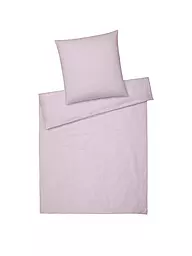 ELEGANTE | Halbleinen Bettwäsche 140x200cm BREEZE Pistazie | lila