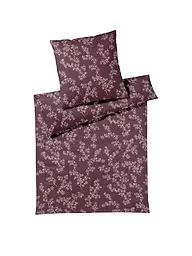 ELEGANTE | Jersey Bettwäsche CHERRY BLOSSOM 140x200cm Puder | Beere