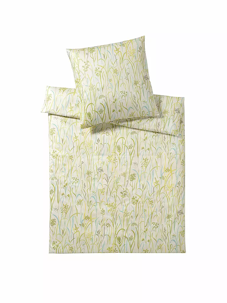 ELEGANTE | Satin Bettwäsche SALIS 70x90cm / 140x200cm Gruen / Blau | hellgrün