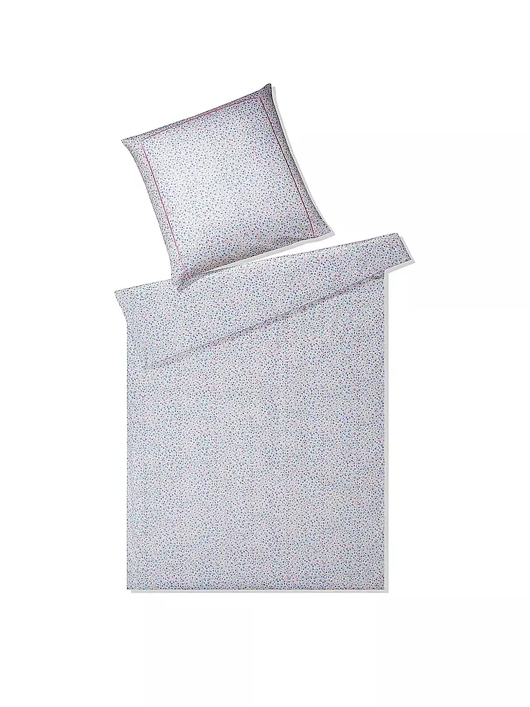 ELEGANTE | Satin Bettwäsche TRAEUMEREI 70x90cm / 140x200cm Lila/Rosa | lila