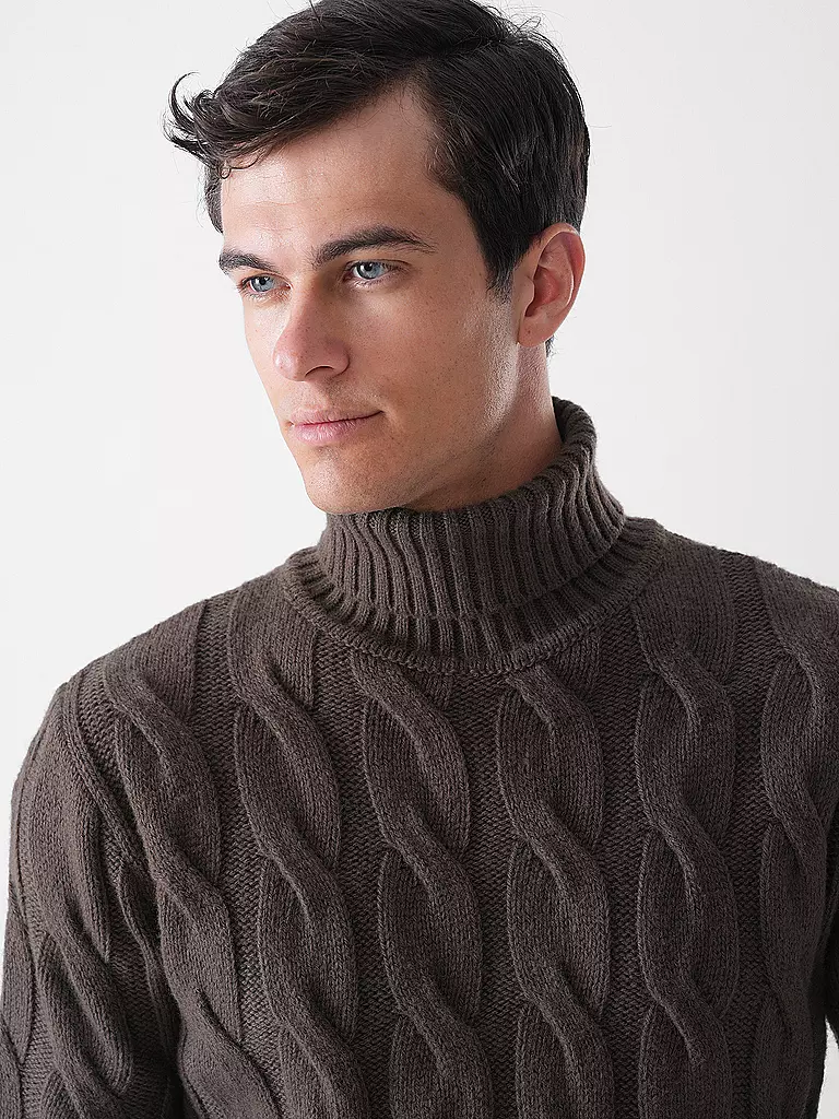 ELEVENTY | Rollkragenpullover | braun