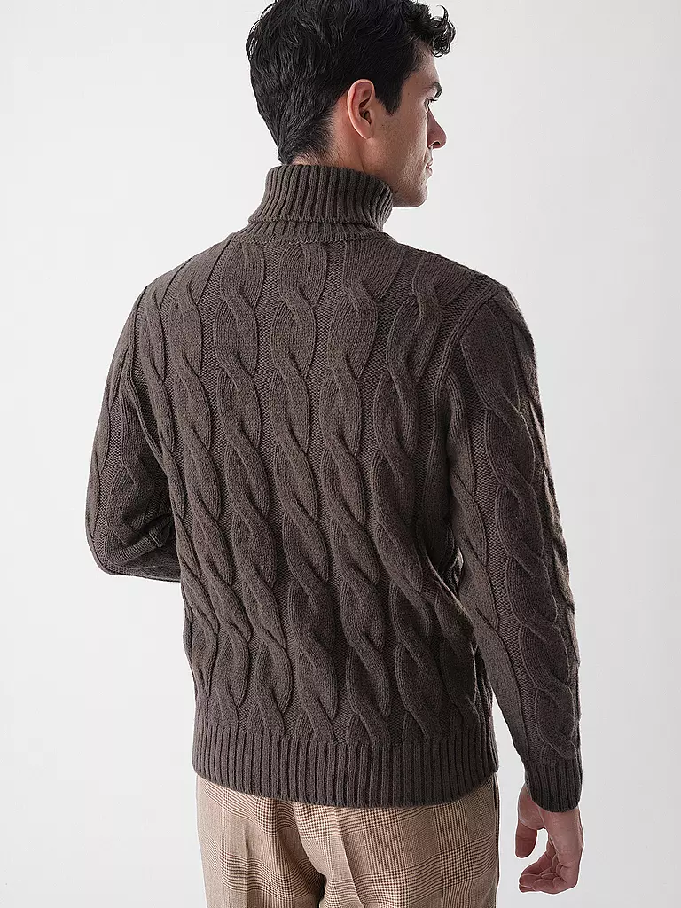 ELEVENTY | Rollkragenpullover | braun
