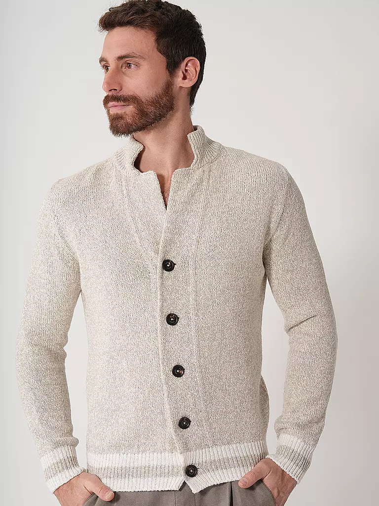 ELEVENTY | Strickjacke LOROPIANA | hellgrau