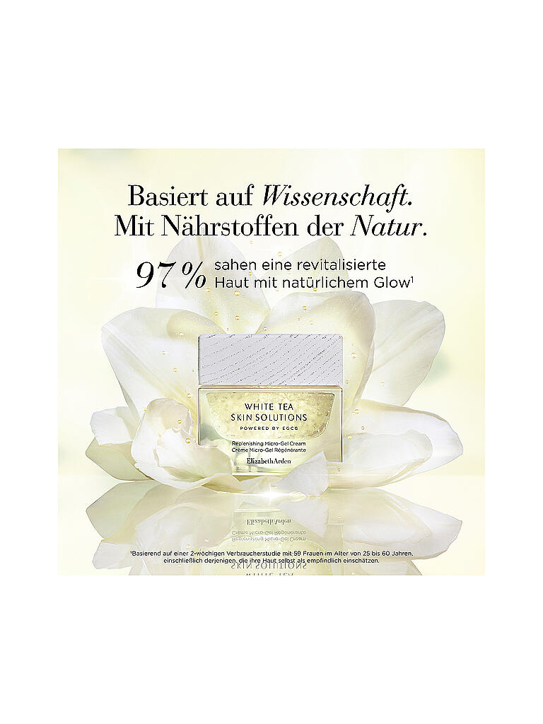 ELIZABETH ARDEN White Tea Skin Solutions Replenishing MicroGel Cream 50ml keine Farbe