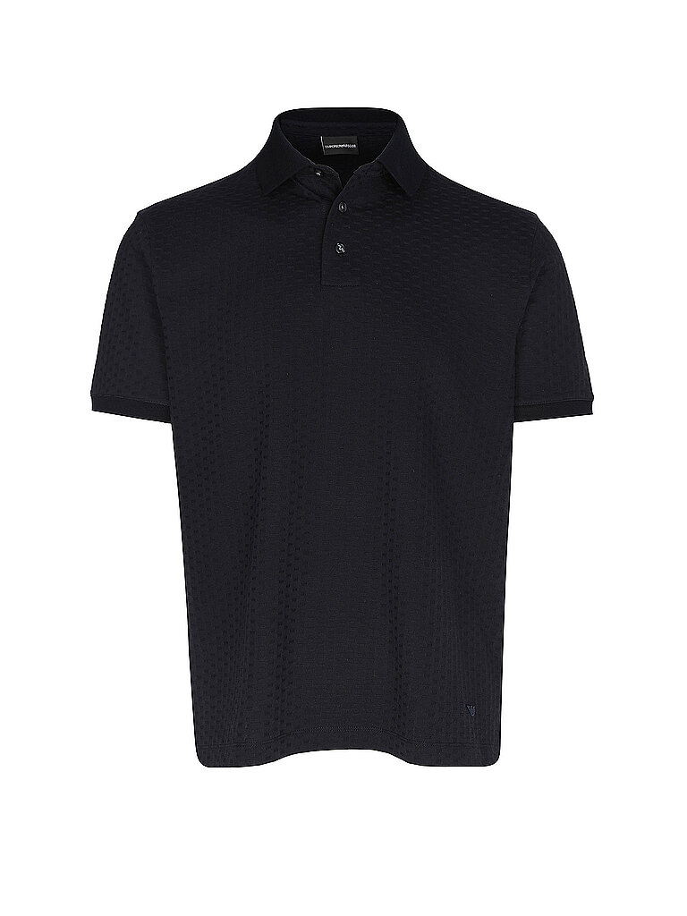 Emporio Armani Herren Dunkelblau Poloshirt | Klein