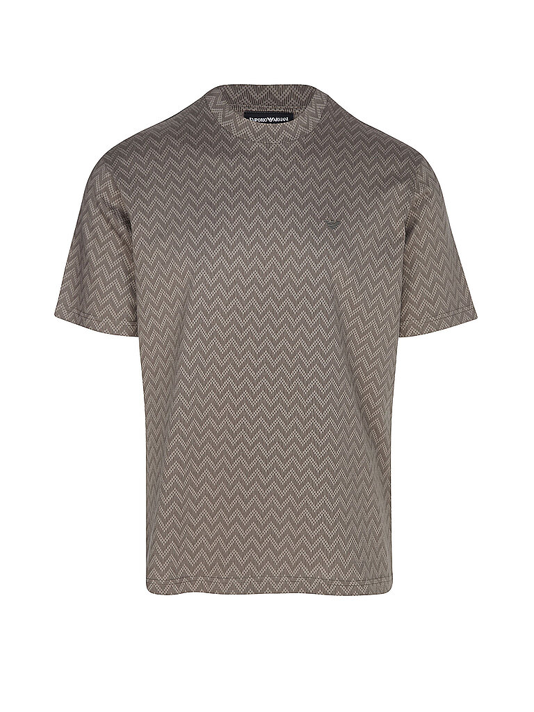 Emporio Armani Herren Braun T-Shirt | Mittel
