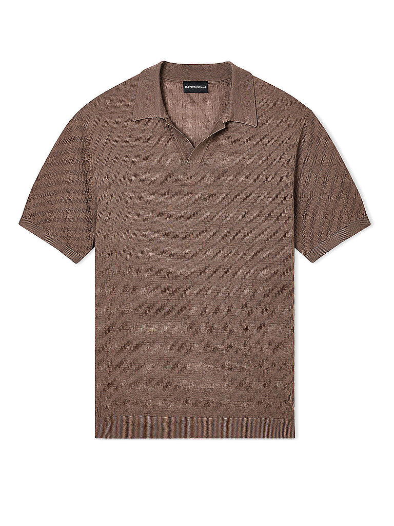 Emporio Armani Herren Braun Poloshirt | Xxl