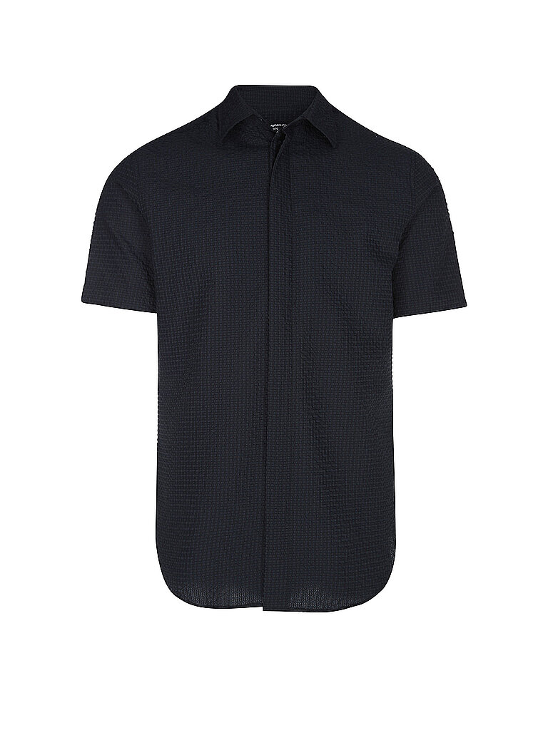 Emporio Armani Herren Dunkelblau Hemd | Mittel