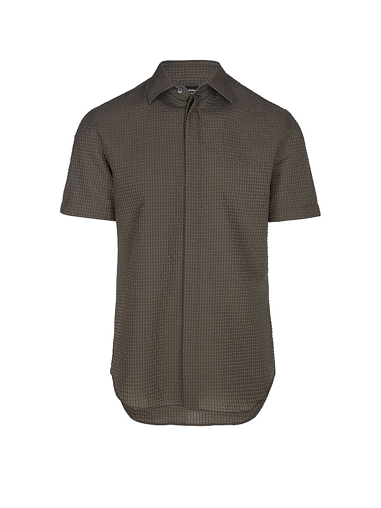 Emporio Armani Herren Braun Hemd | Mittel