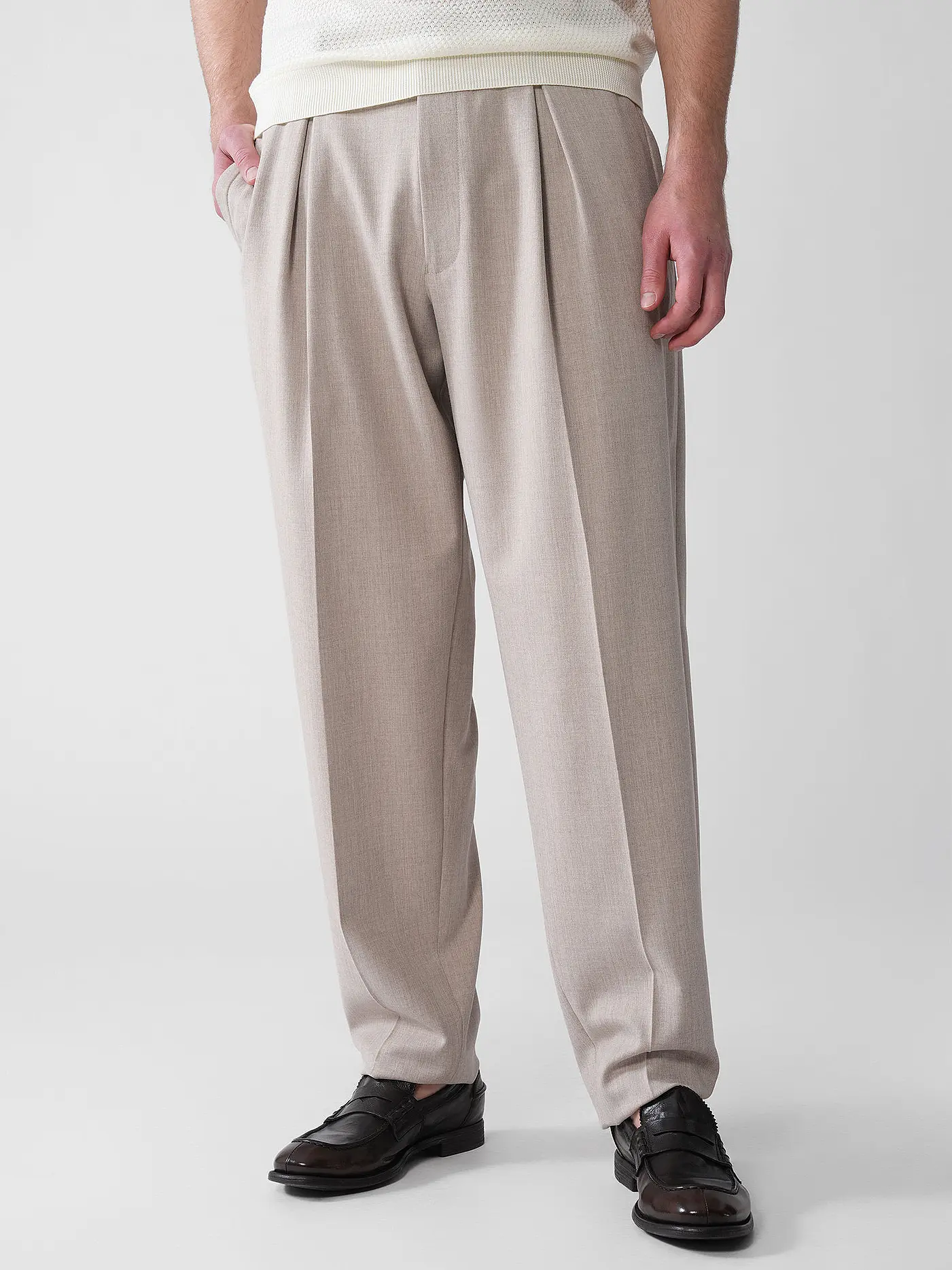 EMPORIO ARMANI | Anzughose  | beige