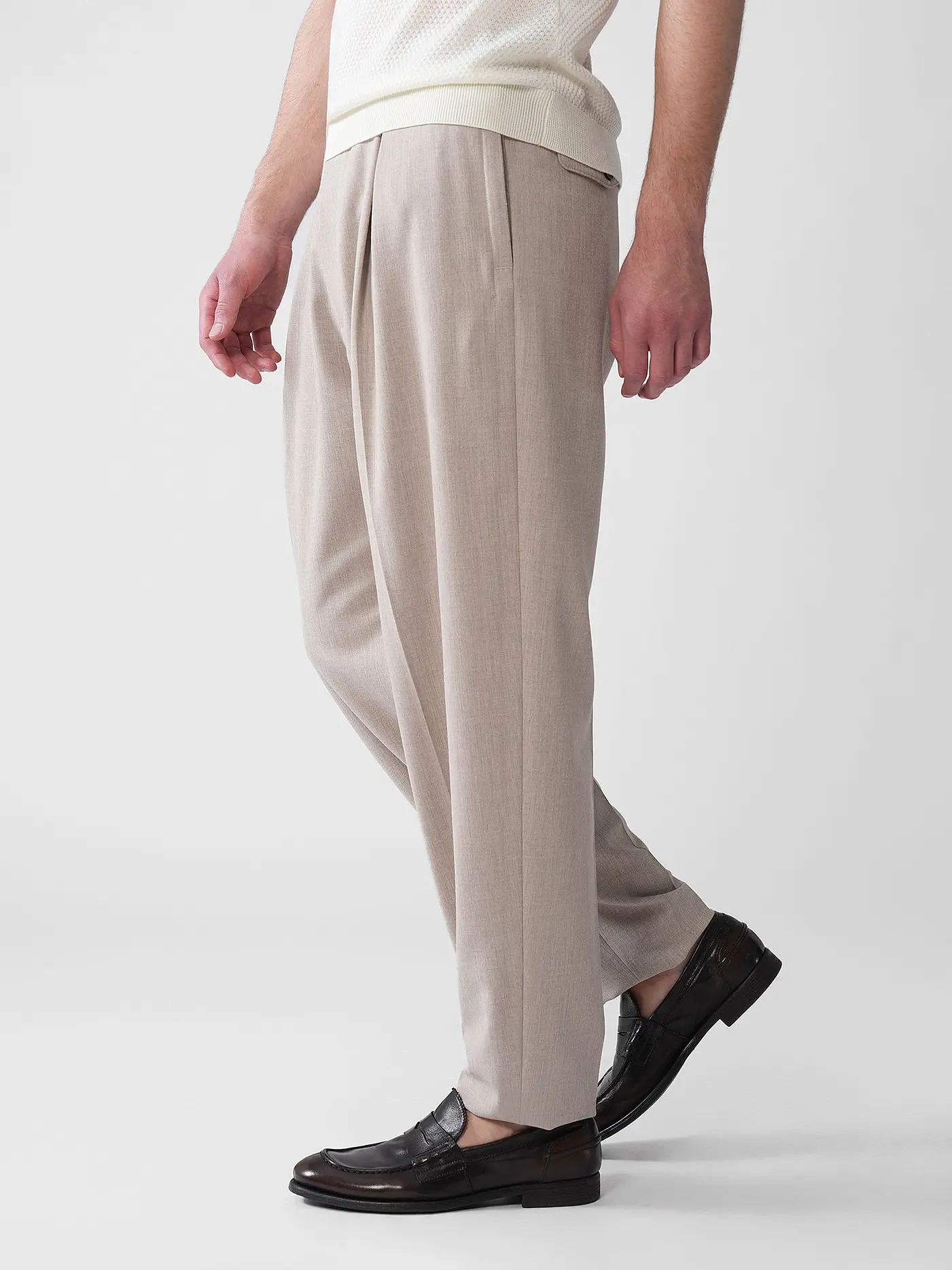 EMPORIO ARMANI | Anzughose  | beige
