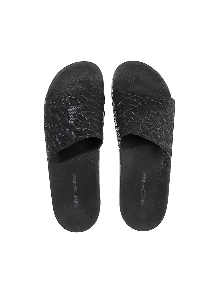 EMPORIO ARMANI | Badeschuhe - Sandale "Slider" | schwarz