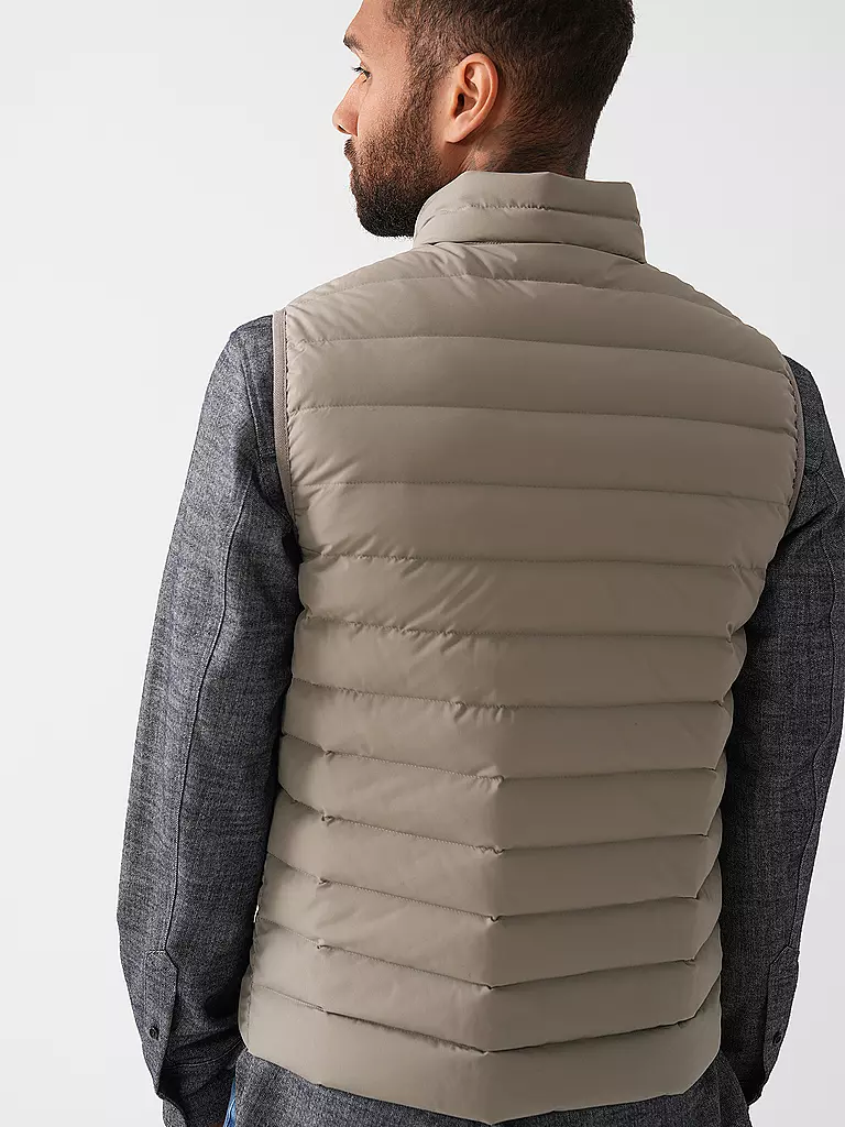 EMPORIO ARMANI | Daunen Steppgilet | grau