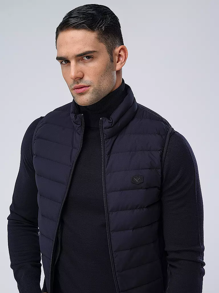 EMPORIO ARMANI | Daunensteppgilet  | dunkelblau