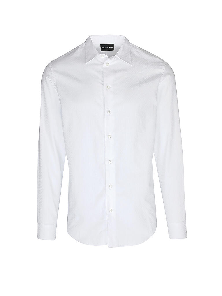 EMPORIO ARMANI | Hemd Regular Fit  | weiss