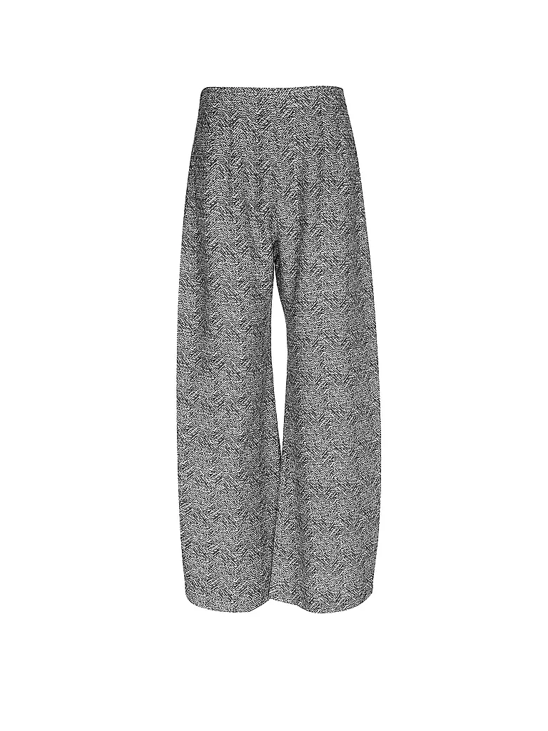 EMPORIO ARMANI | Hose Wide Fit | grau