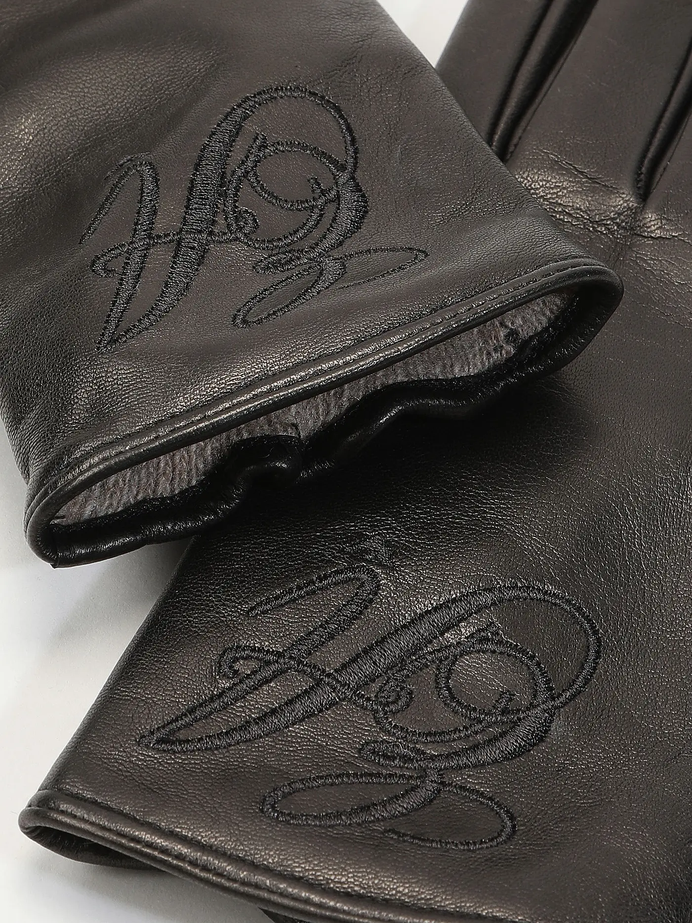 EMPORIO ARMANI | Lederhandschuhe  | schwarz