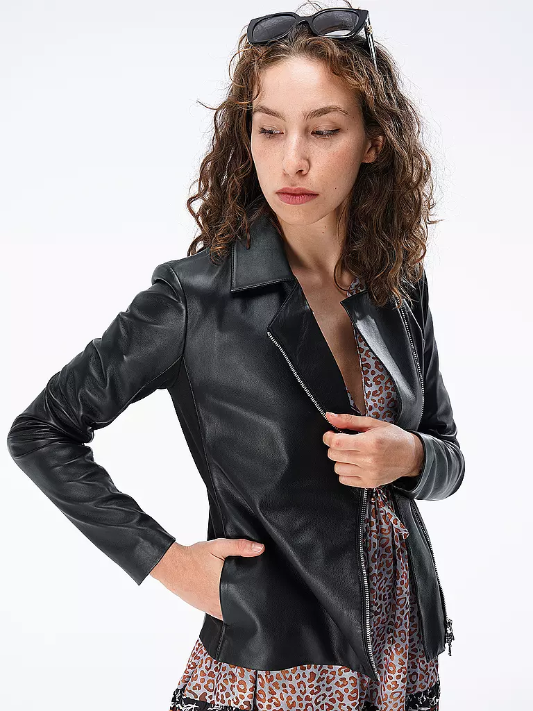 EMPORIO ARMANI | Lederjacke | schwarz