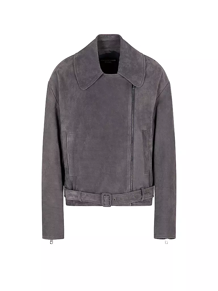 EMPORIO ARMANI | Lederjacke | grau