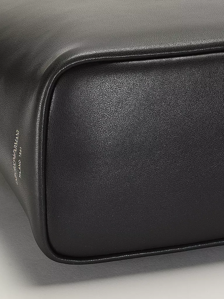 EMPORIO ARMANI | Ledertasche - Hobo Bag | schwarz