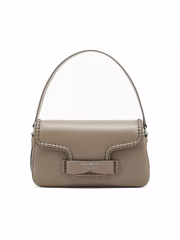 EMPORIO ARMANI | Ledertasche - Umhängetasche | grau