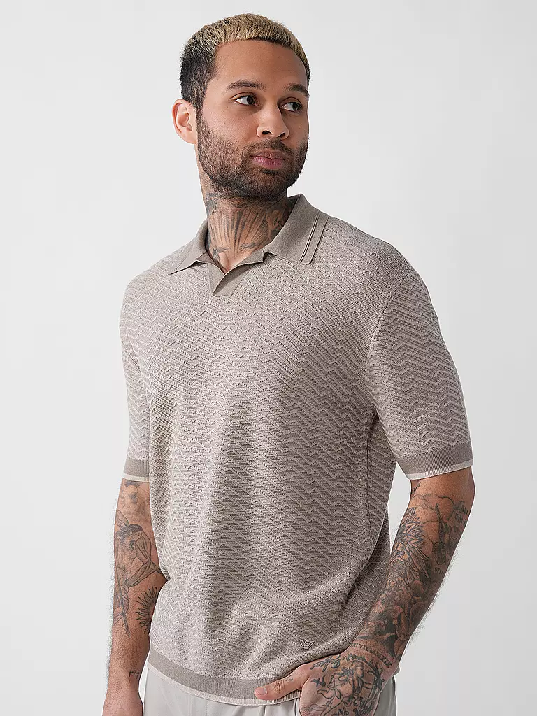 EMPORIO ARMANI | Poloshirt  | beige