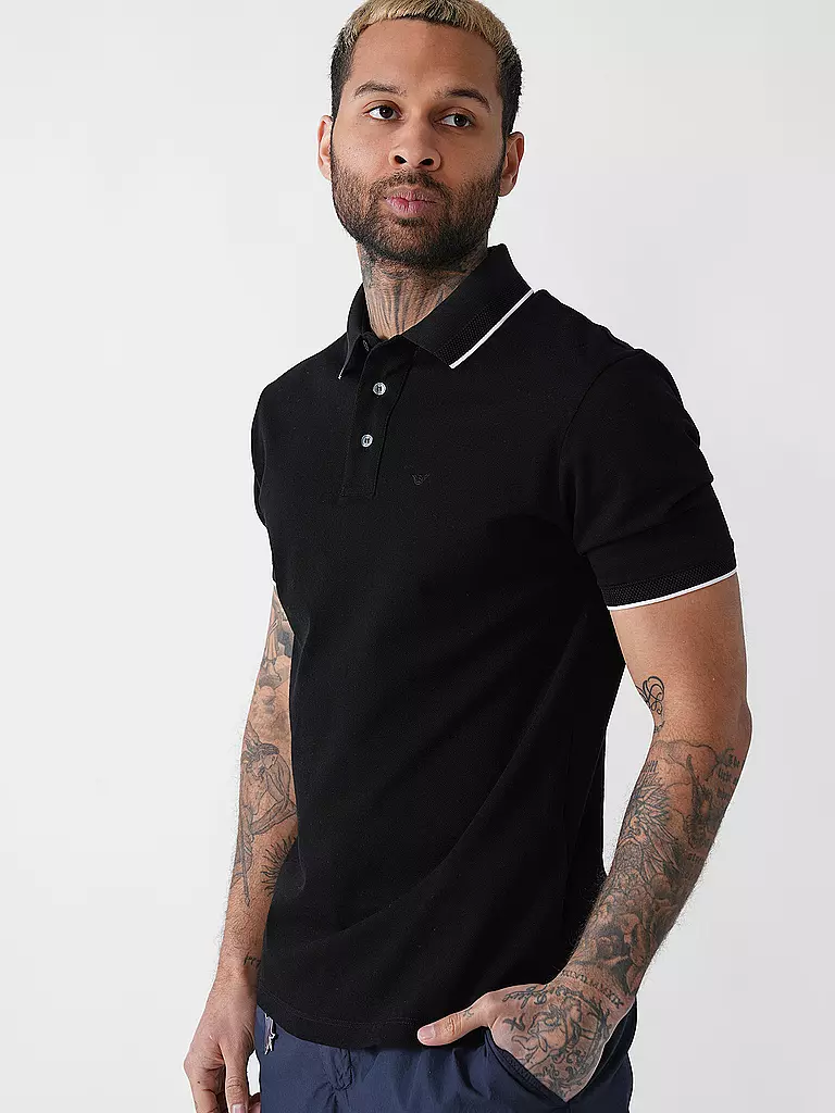 EMPORIO ARMANI | Poloshirt | schwarz