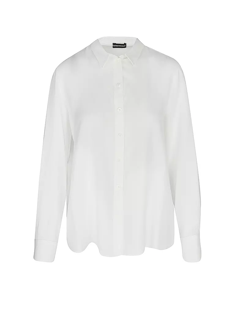 EMPORIO ARMANI | Seidenbluse | weiss