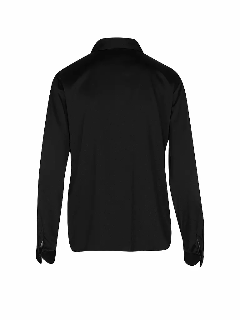 EMPORIO ARMANI | Seidenbluse | schwarz