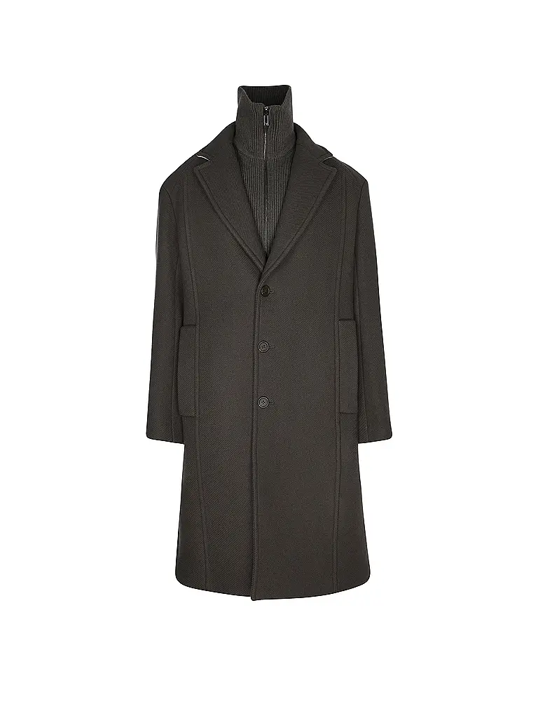 EMPORIO ARMANI | Wollmantel | Grau