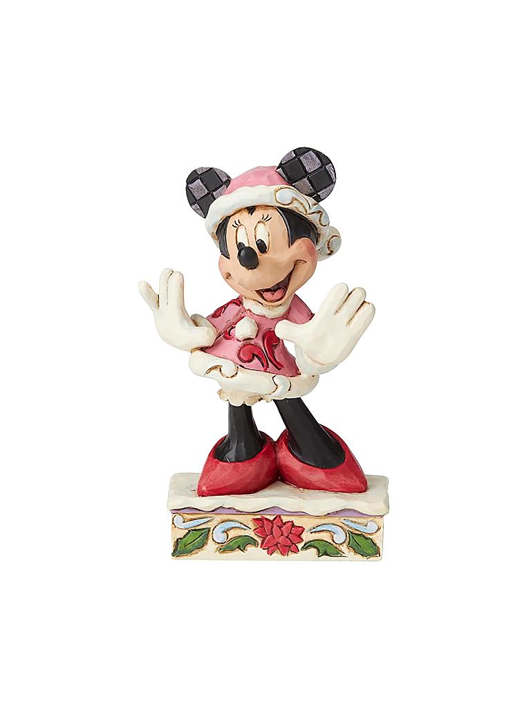 ENESCO | Festive Fashionista Minnie Mouse Christmas Figurine 6002843 | bunt