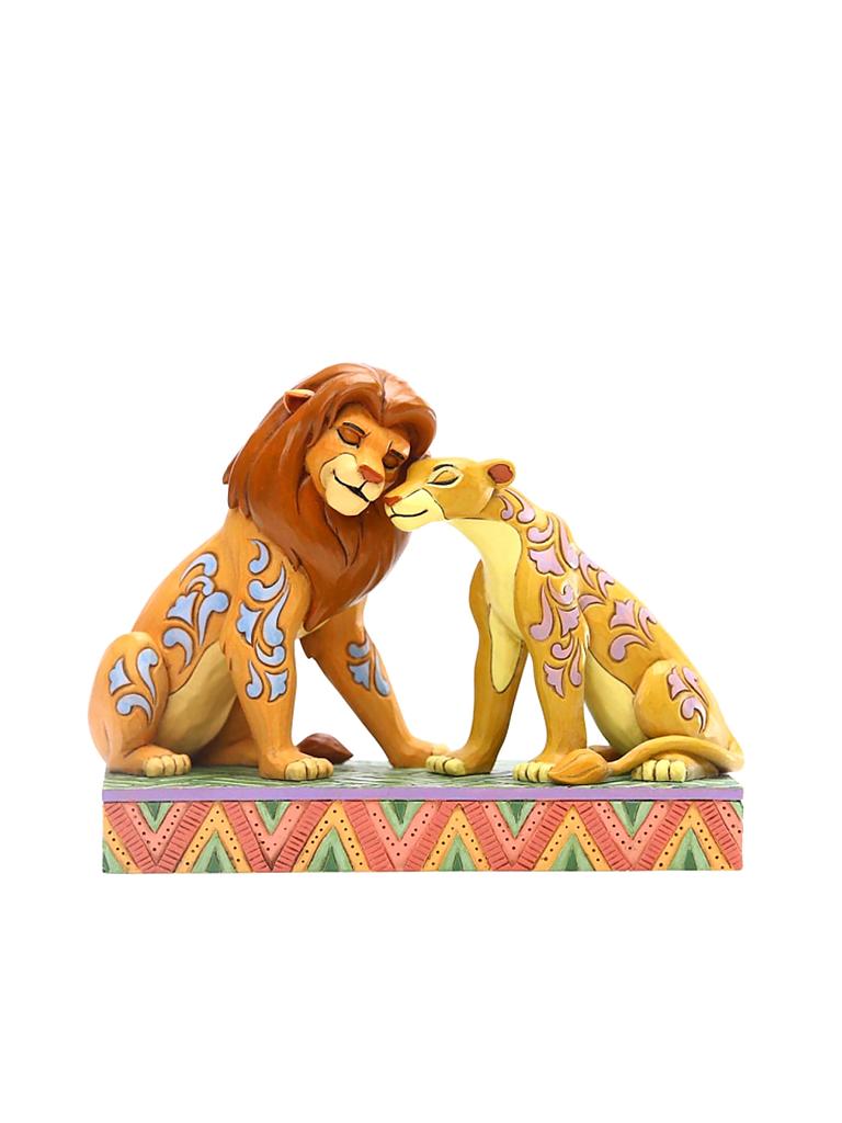 Enesco Savannah Sweethearts Simba And Nala Figurine 6005961 Bunt