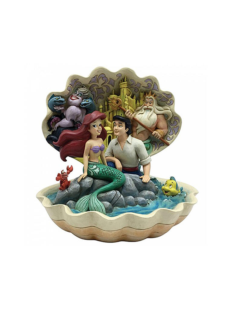 ENESCO | Seashell Scenario (The Little Mermaid Shell Scene Figurine) 6005956 | keine Farbe