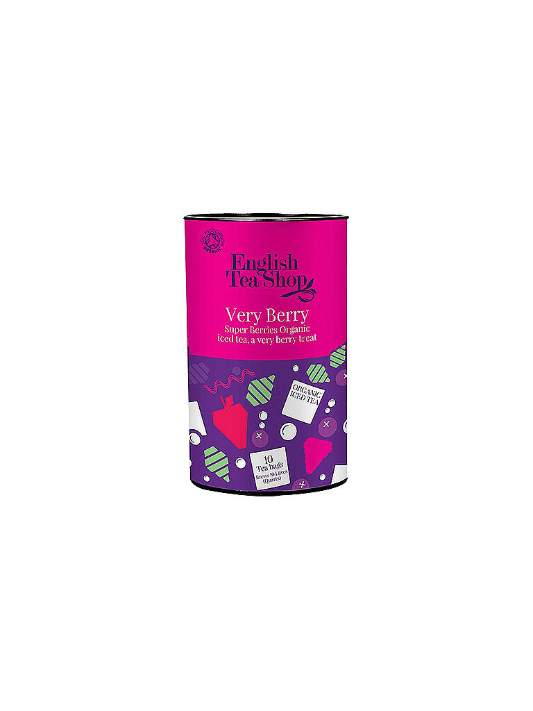 ENGLISH TEA SHOP | Eistee Very Berry - Beerenmischung 10 Beutel | pink