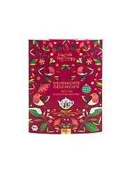 ENGLISH TEA SHOP | Tee Adventskalender 24 Beutel Weihnachts  | Dunkelrot