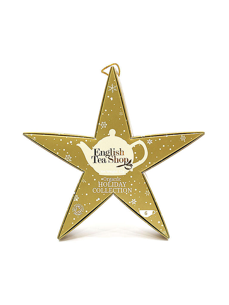 ENGLISH TEA SHOP | Tee Geschenkset - Gold Star 6 Pyramidenbeutel | keine Farbe