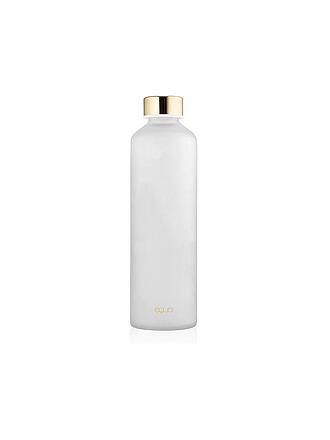 EQUA | Trinkflasche - Glasflasche VELVET WHITE 0,75l Milch/Gold