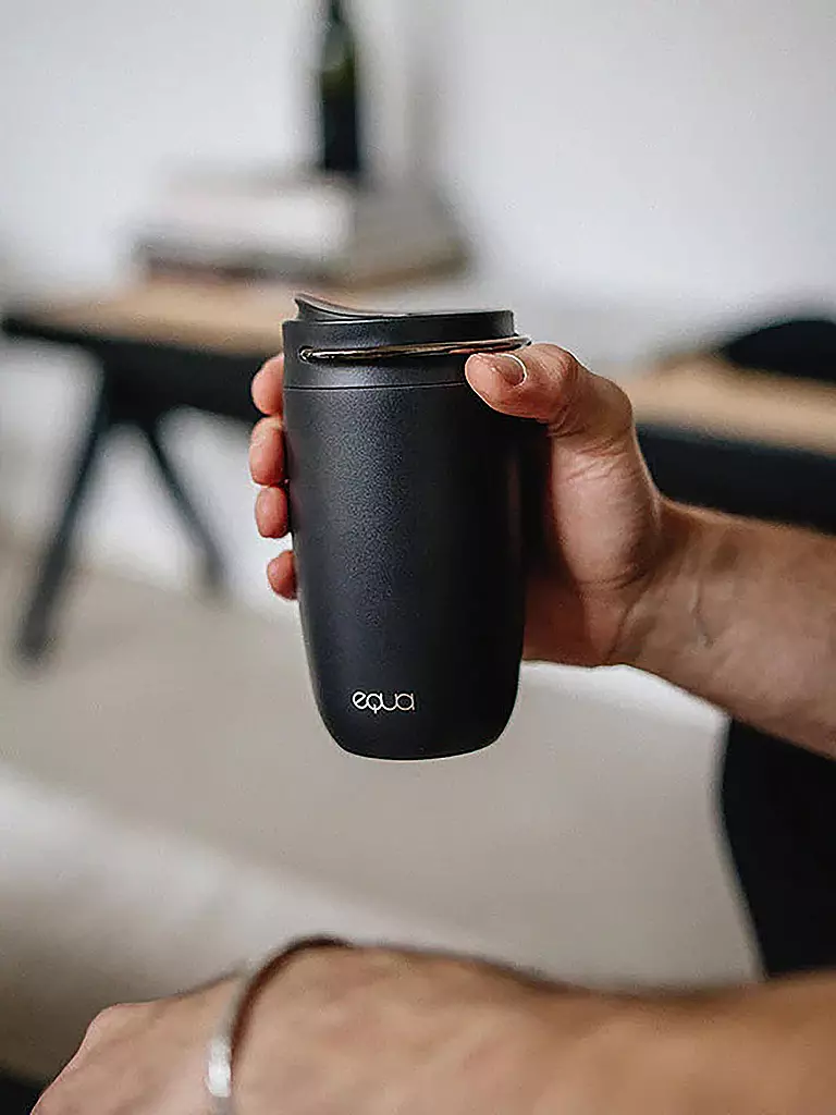 EQUA | Isolierbecher - Thermosbecher 0,3l EQUA CUP BLACK | schwarz