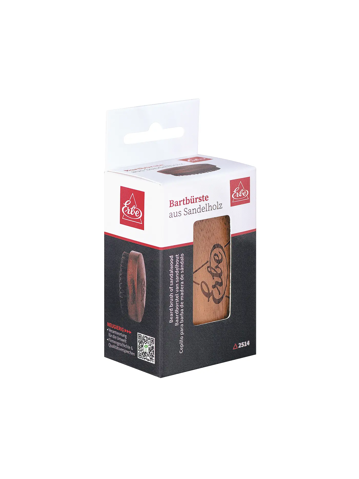 ERBE | Bartbürste, Sandelholz | keine Farbe