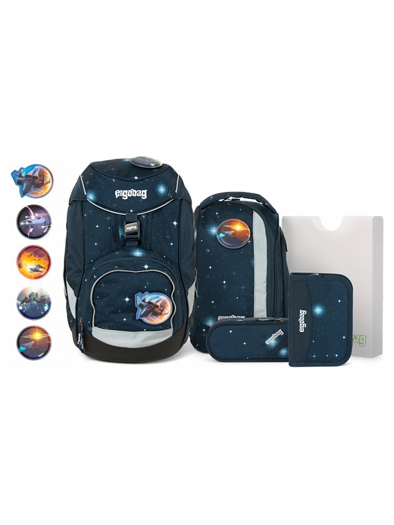 ERGOBAG Schultaschen-Set 6-tlg. Pack Glow Edition - KoBärnikus