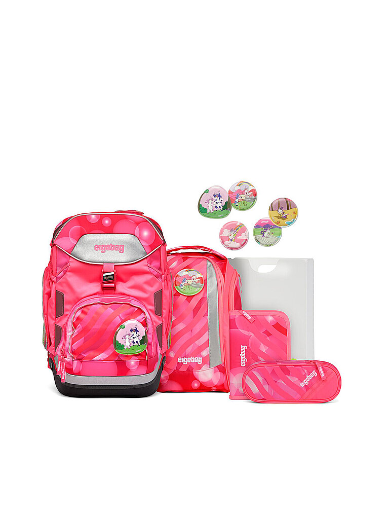 ERGOBAG Schultaschen Set 6 tlg Pack KuntBärbuntes Einhorn