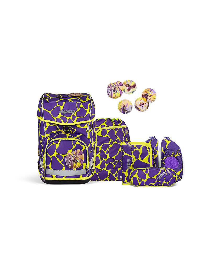 ERGOBAG Schultaschen Set 6tlg CUBO Light Lumi - SuBärkraft – Ergobag