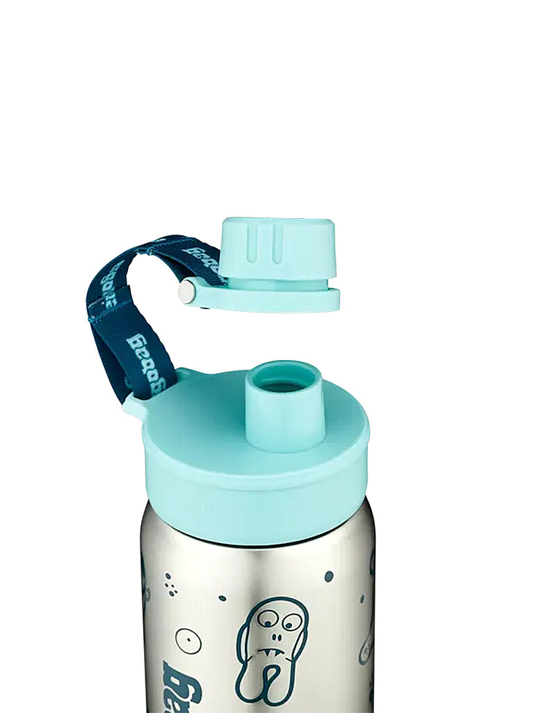 ERGOBAG Edelstahl Trinkflasche 0,5L Petrol