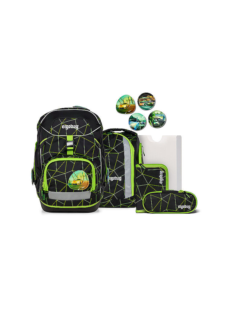 ergobag Pack LUMI Edition SET 6tlg CyBär Race-CyBär Race